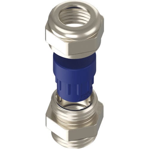Prensaestopas de latón - PR series - Teaflex S.p.a - de latón niquelado / resistente al agua / métrico