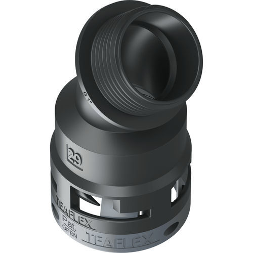 Racor acodado - 6BBF29G05 - Teaflex S.p.a - DIN / de poliamida / de PA
