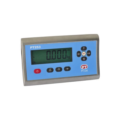 Indicador de pesaje visualizador LCD - PT253 series - PT Limited - benchtop / empotrable / IP65