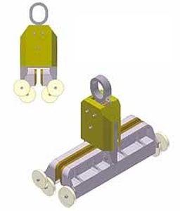 Pinza de elevación para placa de vídrio - max. 500 kg | PB12 - Elephant - vertical