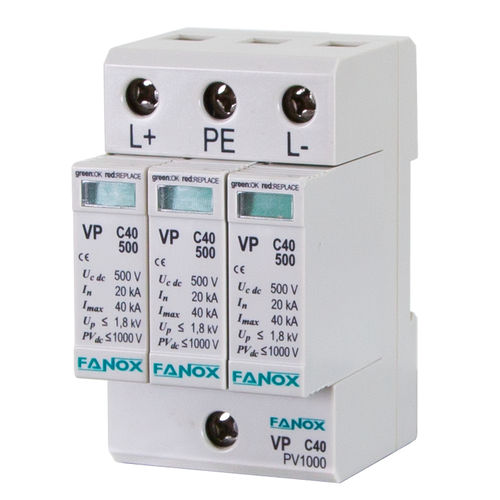 Protector de sobretensión para instalación fotovoltaica - VP C40 Series - FANOX ELECTRONIC - clase II / compacto / con varistor