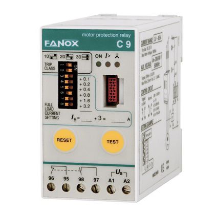 Relé de sobrecarga - C Series - FANOX ELECTRONIC - de ausencia de fases / para motor eléctrico / para montaje en panel