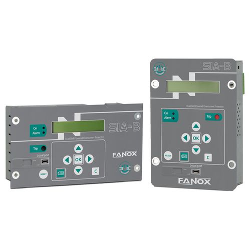 Relé de protección autoalimentado - SIA-B SPECIFIC - FANOX ELECTRONIC - de fuga a tierra / de sobreintensidad / para montaje en panel