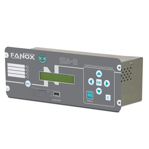 Relé de protección autoalimentado - SIA-B STANDARD - FANOX ELECTRONIC - de sobreintensidad / para montaje en panel / configurable