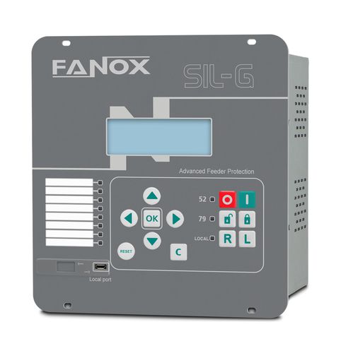 Relé de protección para alimentador - SIL-G - FANOX ELECTRONIC - de tensión / de corriente / de potencia