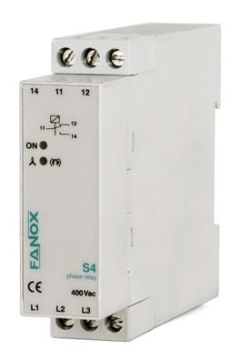 Relé de control de fases - S series - FANOX ELECTRONIC - de ausencia de fases / de desequilibrio de fases / trifásico
