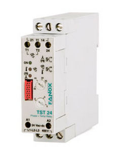 Relé de control de temperatura - T2, TST-24 series - FANOX ELECTRONIC - de ausencia de fases / de fases / de desequilibrio de fases