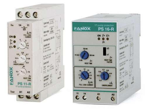 Relé de sobrecarga - PS11-R, PS16R - FANOX ELECTRONIC - de sobreintensidad / monofásico / para motor eléctrico