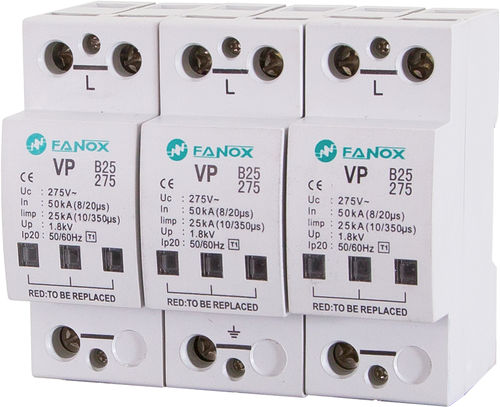 Relé de protección de sobretensión - VP series - FANOX ELECTRONIC - AC / para línea eléctrica aérea / en riel DIN