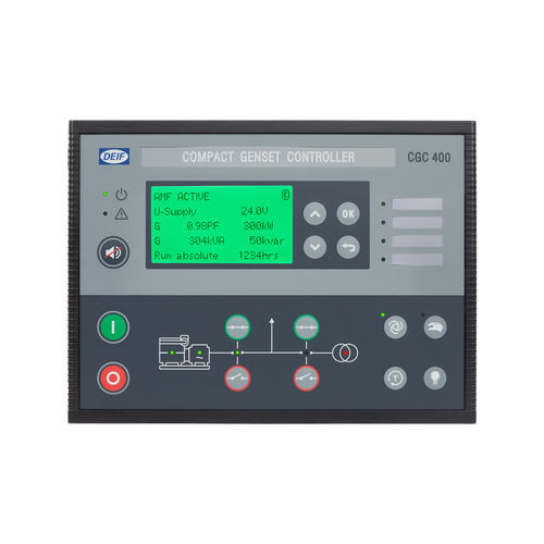 Controlador para grupo electrógeno automático - CGC 400 - DEIF - de control automático del sector / manual