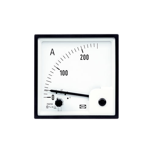 Amperímetro AC - VDQ96-sw - DEIF - al ras / para subestación eléctrica / para rack para distribución eléctrica