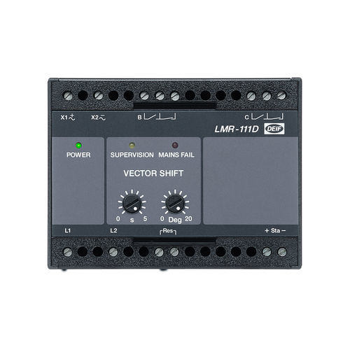 Relé de protección de sincronización - LMR-111D - DEIF - en riel DIN