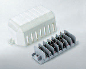 Bloque de conexión para barra colectora - 2.5 mm², max. 24 A, max. 450 V | 501 series  - KORNER - con conexión rápida
