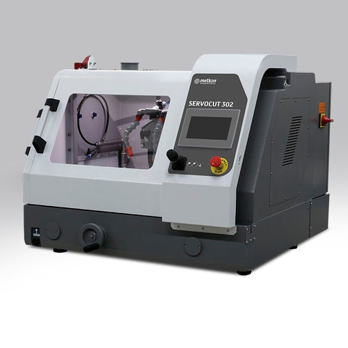 Máquina de corte de abrasión húmeda - SERVOCUT 302-AA series - Metkon Instruments Inc. - vertical / para metal / de muestras