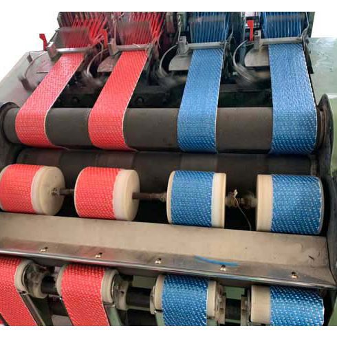 Correa plana - Zibo Yundu Plastic Products Co.,Ltd - de PP / máquina / para cargas pesadas