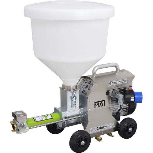 Bomba de mortero - MAI®2PUMP-PICTOR  - Mai International - eléctrica / para el sector de la construcción / de llenado