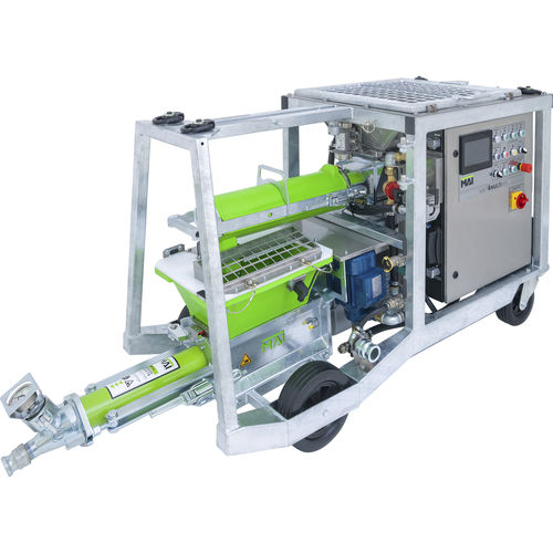 Bomba para hormigón móvil - MAI®4MULTIMIX - Mai International - para obra / eléctrica / antiabrasiones