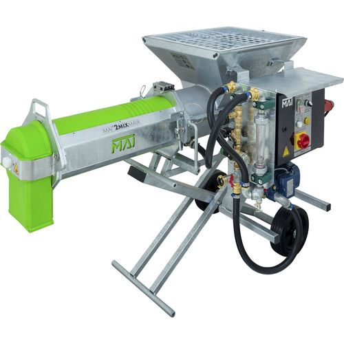 Hormigonera eléctrica - MAI®2MIX-MAIA-MOBIL - Mai International - móvil / horizontal / continua