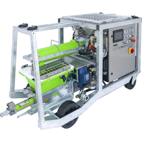 Bomba para hormigón móvil - MAI®MULTIMIX-3D - Mai International - para obra / eléctrica / autocebante