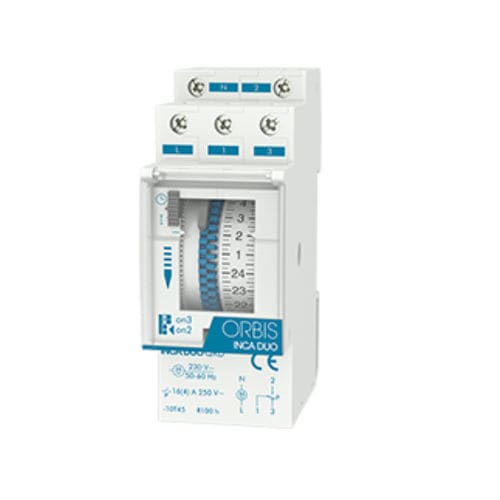 Interruptor horario analógico - INCA DUO - ORBIS TECNOLOGÍA ELÉCTRICA