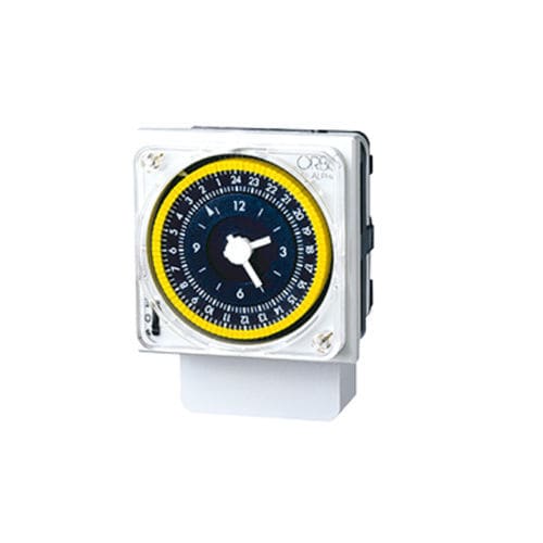Interruptor horario analógico - ALPHA - ORBIS TECNOLOGÍA ELÉCTRICA - montaje en panel / en riel DIN
