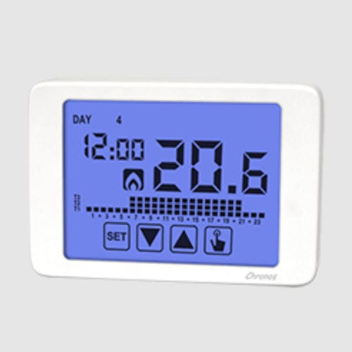 Termostato electrónico - CHRONOS - ORBIS TECNOLOGÍA ELÉCTRICA - para montaje en superficie / AC / IP40
