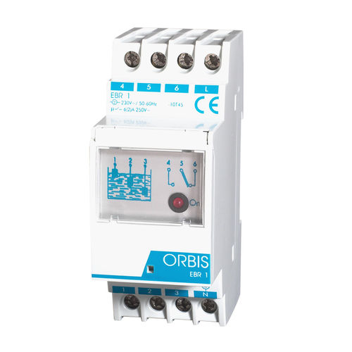 Relé de control de nivel - EBR-1 - ORBIS TECNOLOGÍA ELÉCTRICA - en riel DIN / ajustable / modular