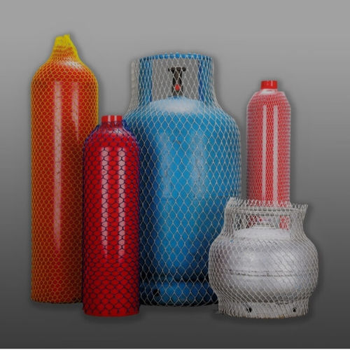 Red de protección tubular para bombonas de gas - PACKNET AMBALAJ