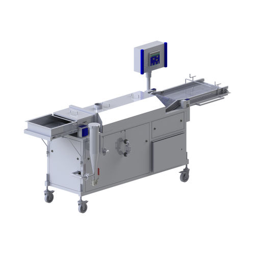 Freidora industrial continua - VFFRU-400/1000 E - FMT - Food Processing Technology - con transportador