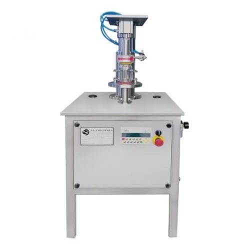 Encapsuladora neumática - NCS-50L - N.K. INDUSTRIES - controlada por PLC / motorizada / semiautomática