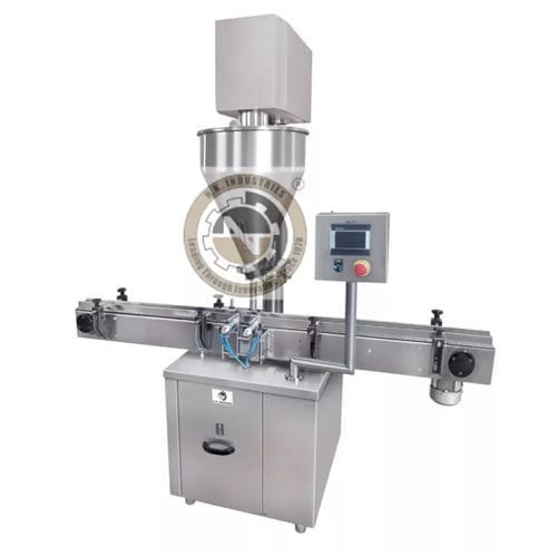 Llenadora automática - NKASF-60L - N.K. INDUSTRIES - de botellas / para pulverulentos / para granulados