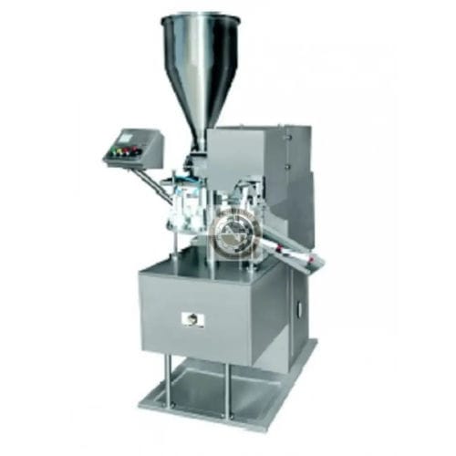 Llenadora-operculadora semiautomática - NAU-1 - N.K. INDUSTRIES - para tubos / para productos farmacéuticos / para productos cosméticos