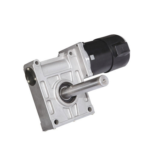 Motorreductor DC - 90ZY-130WJ - Zhejiang Dongzheng Motor Co., Ltd. - de tornillo sin fin / angular / con eje macizo