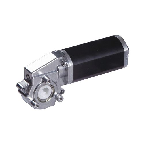 Motorreductor DC - F45ZY-23JW - Zhejiang Dongzheng Motor Co., Ltd. - con imán permanente / de tornillo sin fin / angular