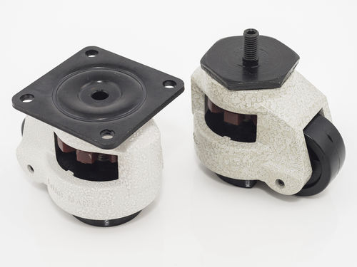 Ruedecilla fija - AC-65 series - Tai Sam Hardware Corporation - con platino giratorio / con vástago / de acero