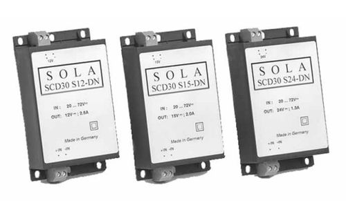 Convertidor DC/DC reductor - SCD series - SolaHD - no aislado / encapsulado / para entorno difícil