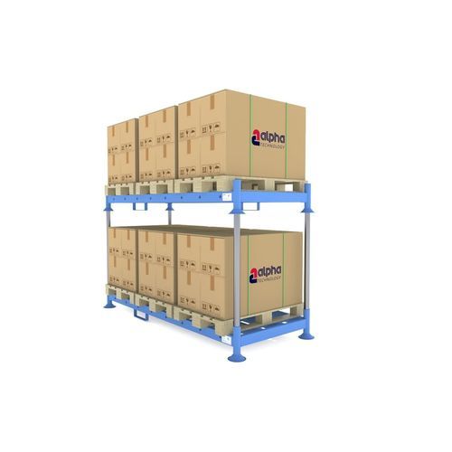 Palé de acero - Manurack 32 - Alpha Technology - para la industria / de almacenamiento / apilable