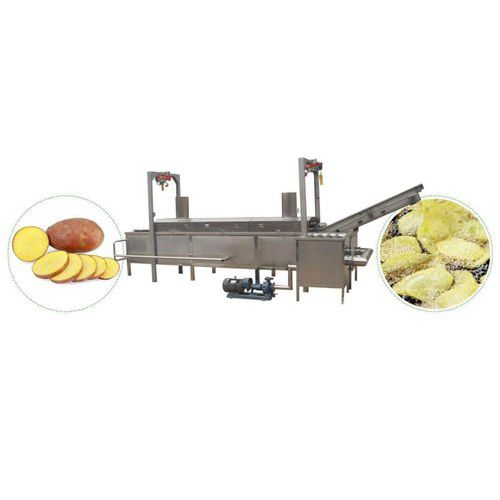 Freidora industrial continua - Economode Food Equipment (India) Pvt. Ltd. - para patatas / automática
