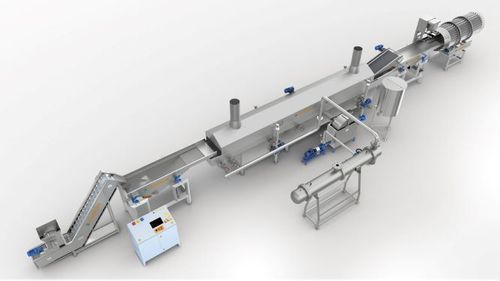 Línea de producción de patatas fritas semiautomática - Economode Food Equipment (India) Pvt. Ltd.