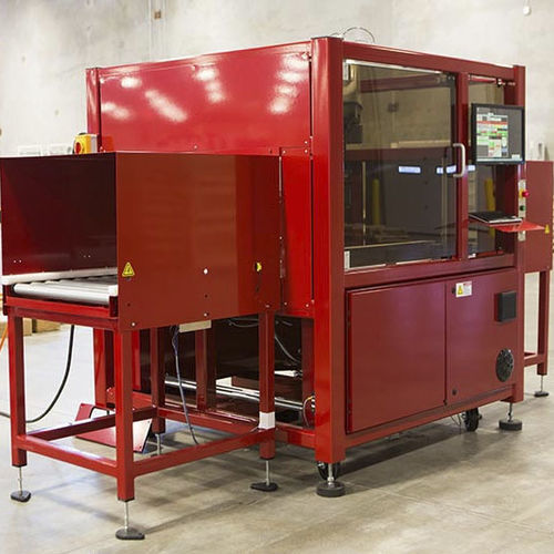 Célula robotizada de apertura de cajas - IBOD - TM Robotics - de corte / para la industria agroalimentaria / para la industria electrónica