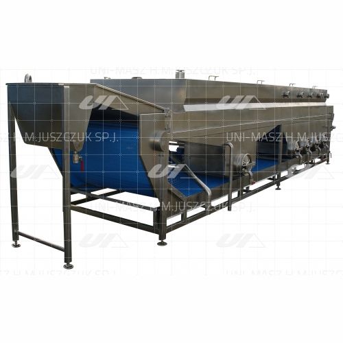 Escaldador de hortalizas - Uni-Masz H.M. Juszczuk Sp.j. - para la industria alimentaria / refrigerador de agua / de banda