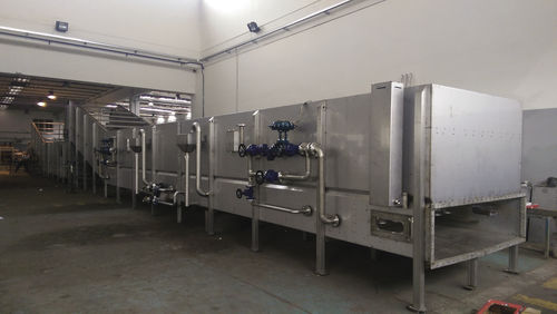 Esterilizador de túnel - Agromeccanica srl - de proceso / por calor / con refrigerador
