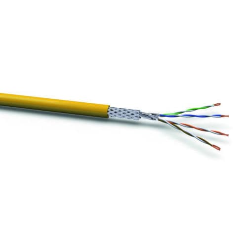Cable eléctrico de datos - VOKA-LAN SLAN 1200 S Series - VOKA - de cobre / amarillo / IEC