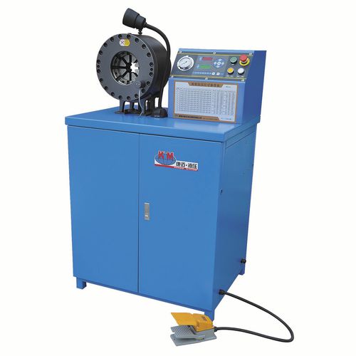 Engastadora de tubos flexibles - KM-91C-6D - Handanshi Kangmai Hydraulic Equipment Co. Ltd. - automática / hidráulica / de gran capacidad