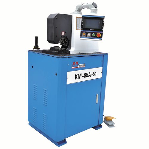 Engastadora de tubos flexibles - KM-85A-51 - Handanshi Kangmai Hydraulic Equipment Co. Ltd. - para tubos flexibles hidráulicos / enteramente automática / hidráulica