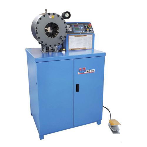 Engastadora de tubos flexibles - KM-91L - Handanshi Kangmai Hydraulic Equipment Co. Ltd. - automática / hidráulica