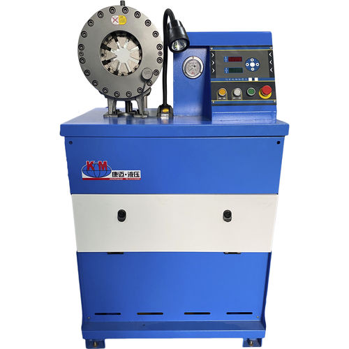 Engastadora de tubos flexibles - KM-32L - Handanshi Kangmai Hydraulic Equipment Co. Ltd. - para tubos flexibles hidráulicos / enteramente automática / hidráulica