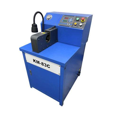 Engastadora de tubos flexibles - KM-83C - Handanshi Kangmai Hydraulic Equipment Co. Ltd. - enteramente automática / hidráulica / controlada por PLC