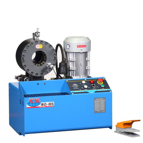 Engastadora de tubos flexibles - KM-91Z3 - Handanshi Kangmai Hydraulic Equipment Co. Ltd. - semiautomática / hidráulica / controlada por PLC