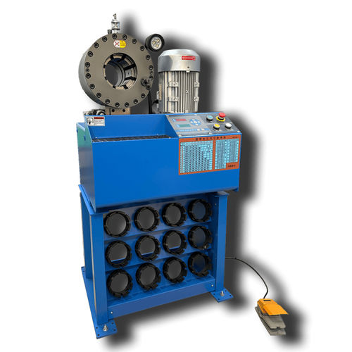 Engastadora de tubos flexibles - KM-91H7 - Handanshi Kangmai Hydraulic Equipment Co. Ltd. - de racores de codo / para tubos flexibles hidráulicos / enteramente automática